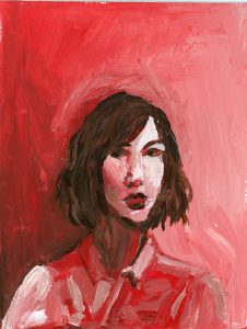 Portrait of Carrie Brownstein by Violet Depintrix