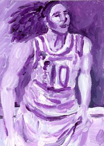 Portrait of Sue Bird by Violet Depintrix