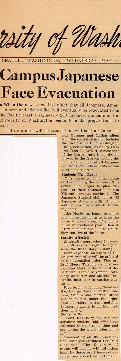 UW Daily clipping 4 March 1942