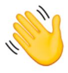 Hand Waving Emoji