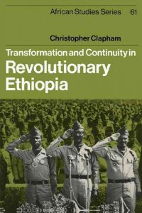 Book: Transformation and Continuity in Revolutionary Ethiopia