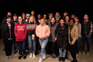 Group shot of all students of TCOM 347 course