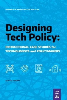 Designing Tech Policy book cover