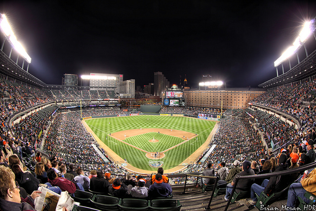 A packed stadium: Opening Weekend at Oriole Park