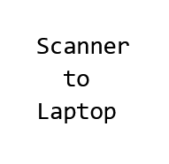 scanner to laptop
