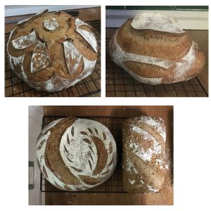 Collages of Sourdough Bread
