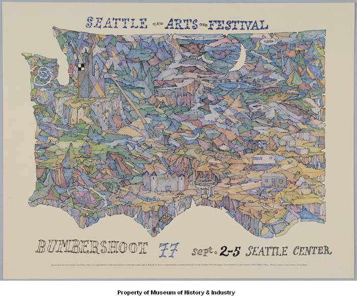 Poster for 1977 Seattle Arts Festival