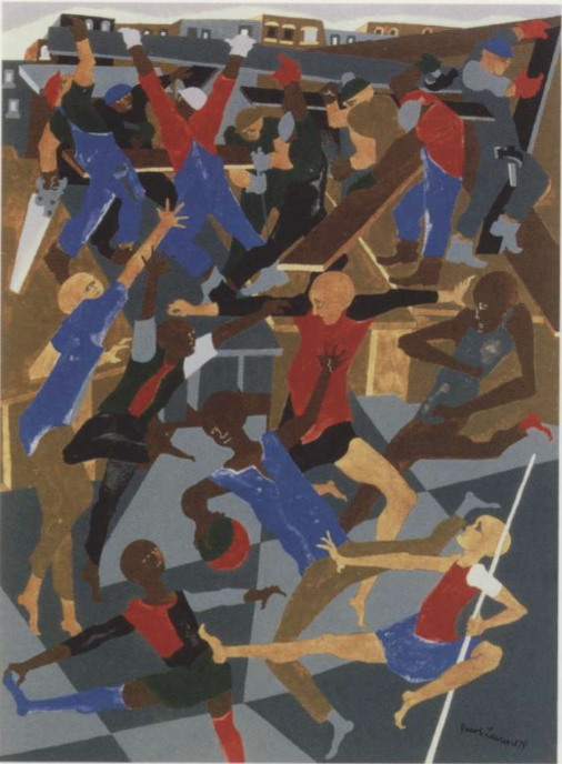 Painting by Jacob Lawrence