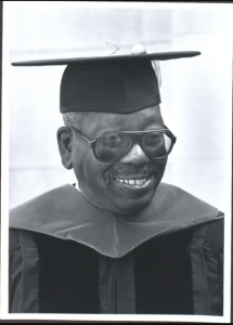 Jacob Lawrence in Graduation Regalia