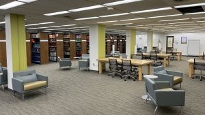 Health Sciences Library quiet study area