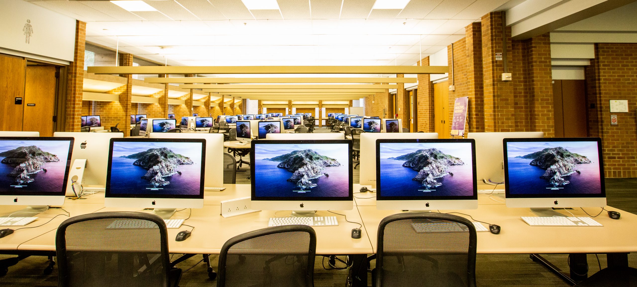 computers in odegaard library