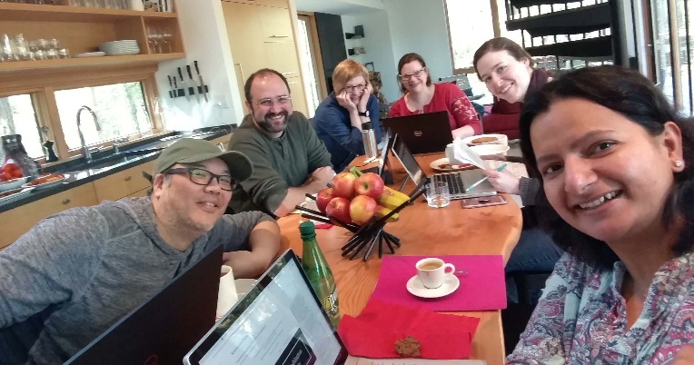 group of participants at a table