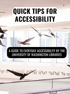 Quick Tips for Accessibility book cover