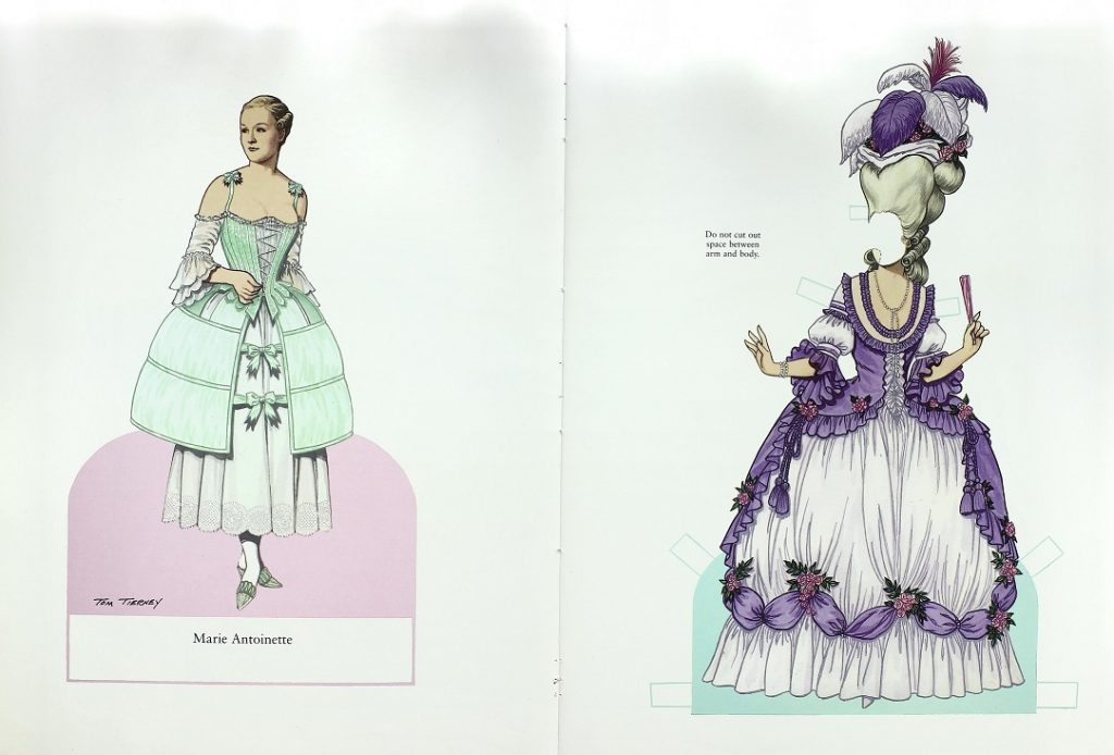 marie antoinette paper dolls