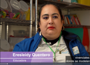 Example of a lower third identifying an interviewee