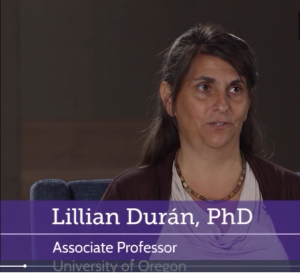Example of a lower third identifying an interviewee