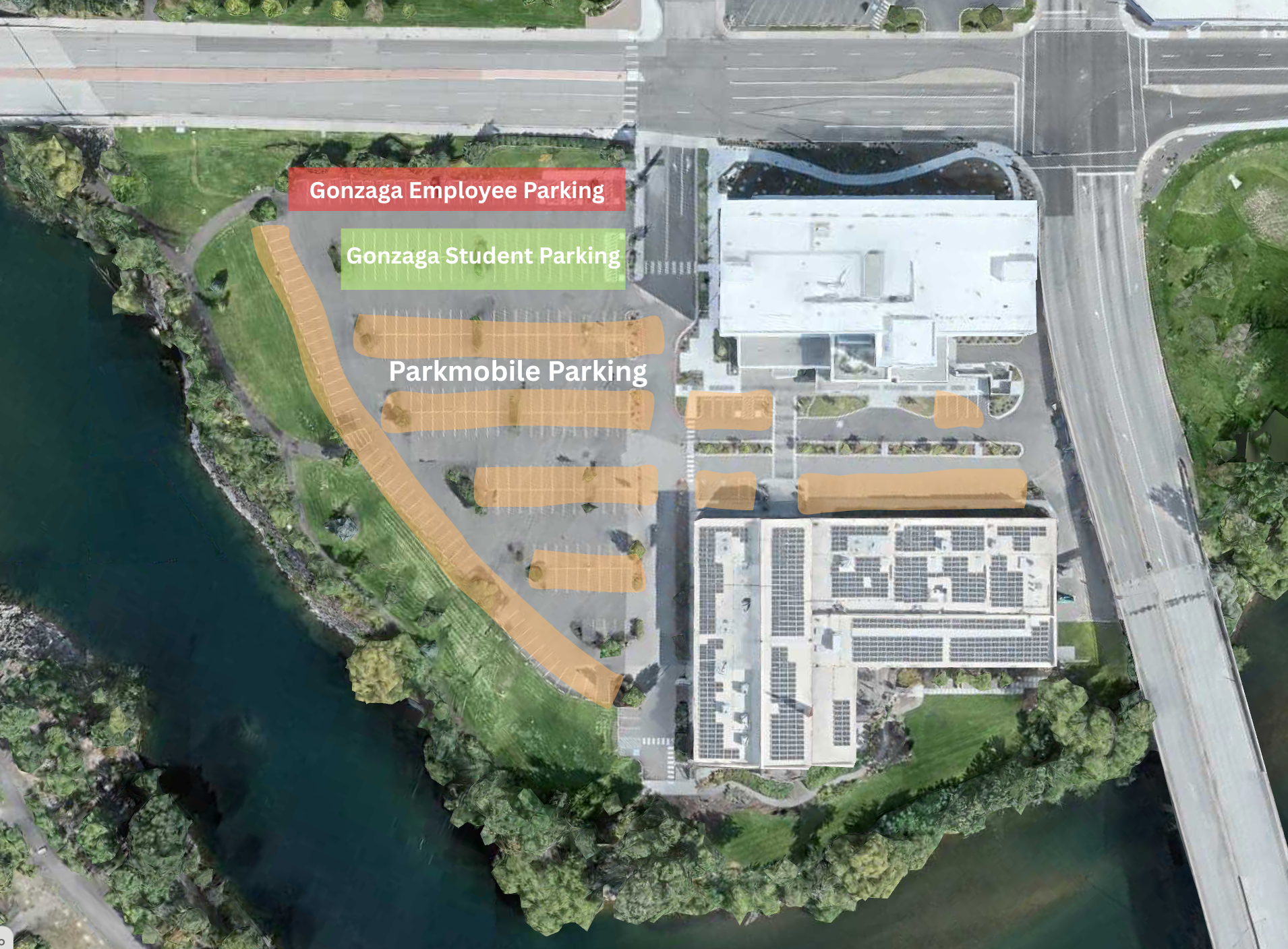 Parking Map of HP Lot