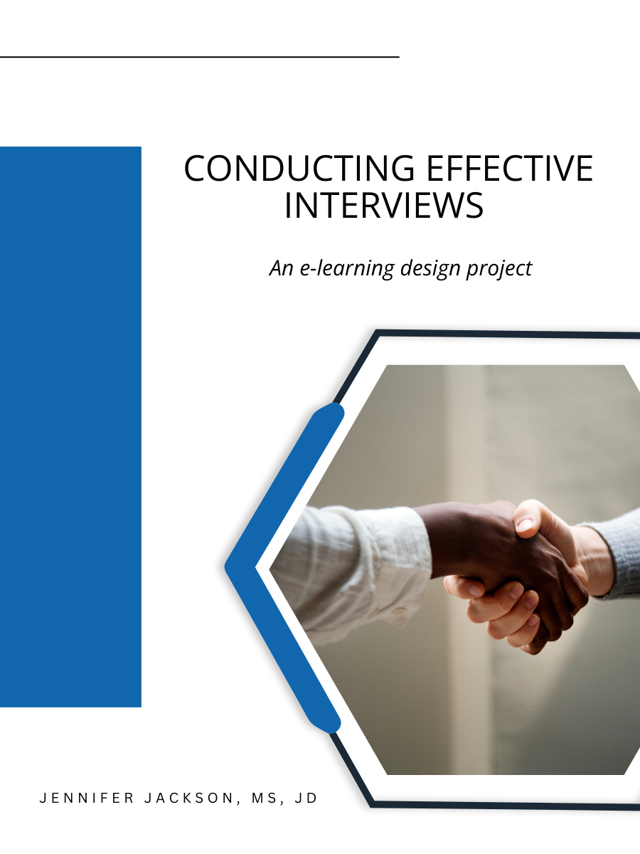 Cover image for Conducting Effective Interviews E-Learning Capstone Project